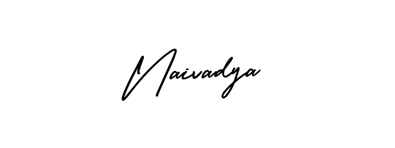 The best way (AmerikaSignatureDemo-Regular) to make a short signature is to pick only two or three words in your name. The name Naivadya include a total of six letters. For converting this name. Naivadya signature style 3 images and pictures png