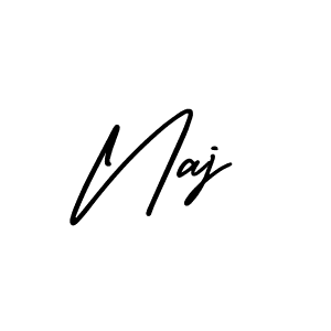 Create a beautiful signature design for name Naj. With this signature (AmerikaSignatureDemo-Regular) fonts, you can make a handwritten signature for free. Naj signature style 3 images and pictures png