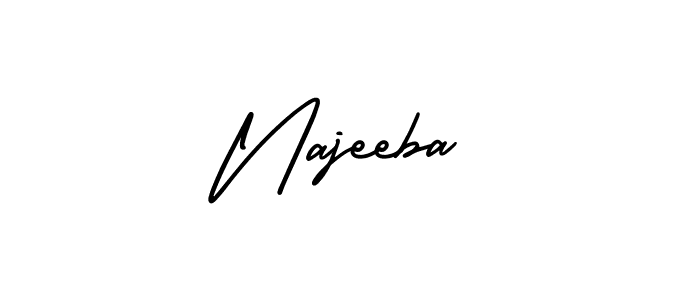 Here are the top 10 professional signature styles for the name Najeeba. These are the best autograph styles you can use for your name. Najeeba signature style 3 images and pictures png
