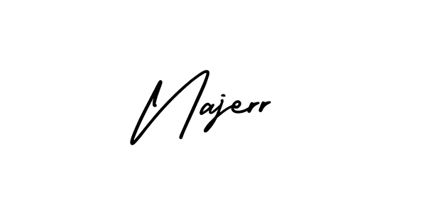 Also we have Najerr name is the best signature style. Create professional handwritten signature collection using AmerikaSignatureDemo-Regular autograph style. Najerr signature style 3 images and pictures png