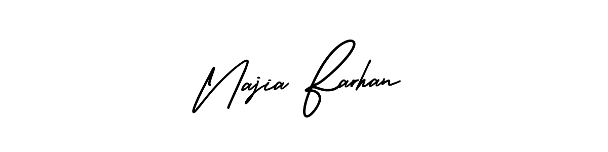 Once you've used our free online signature maker to create your best signature AmerikaSignatureDemo-Regular style, it's time to enjoy all of the benefits that Najia Farhan name signing documents. Najia Farhan signature style 3 images and pictures png