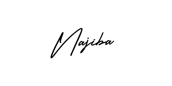 It looks lik you need a new signature style for name Najiba. Design unique handwritten (AmerikaSignatureDemo-Regular) signature with our free signature maker in just a few clicks. Najiba signature style 3 images and pictures png