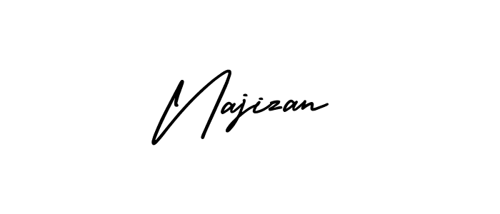 Best and Professional Signature Style for Najizan. AmerikaSignatureDemo-Regular Best Signature Style Collection. Najizan signature style 3 images and pictures png