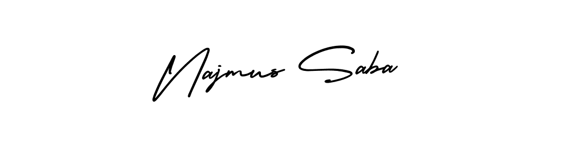 Once you've used our free online signature maker to create your best signature AmerikaSignatureDemo-Regular style, it's time to enjoy all of the benefits that Najmus Saba name signing documents. Najmus Saba signature style 3 images and pictures png