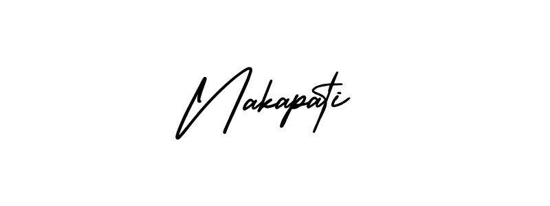 Similarly AmerikaSignatureDemo-Regular is the best handwritten signature design. Signature creator online .You can use it as an online autograph creator for name Nakapati. Nakapati signature style 3 images and pictures png