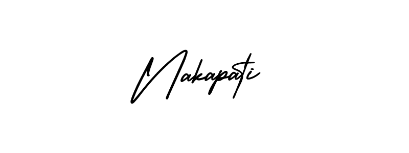 Make a beautiful signature design for name Nakapati. Use this online signature maker to create a handwritten signature for free. Nakapati signature style 3 images and pictures png