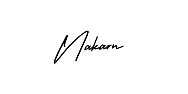 Also we have Nakarn name is the best signature style. Create professional handwritten signature collection using AmerikaSignatureDemo-Regular autograph style. Nakarn signature style 3 images and pictures png