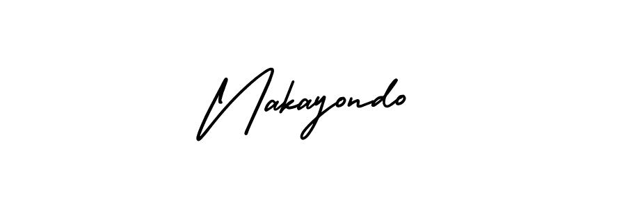 AmerikaSignatureDemo-Regular is a professional signature style that is perfect for those who want to add a touch of class to their signature. It is also a great choice for those who want to make their signature more unique. Get Nakayondo name to fancy signature for free. Nakayondo signature style 3 images and pictures png