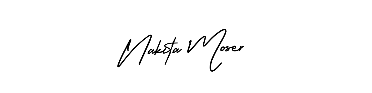 Here are the top 10 professional signature styles for the name Nakita Moser. These are the best autograph styles you can use for your name. Nakita Moser signature style 3 images and pictures png