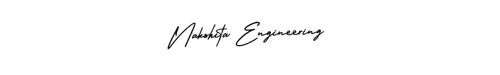 Nakshita Engineering stylish signature style. Best Handwritten Sign (AmerikaSignatureDemo-Regular) for my name. Handwritten Signature Collection Ideas for my name Nakshita Engineering. Nakshita Engineering signature style 3 images and pictures png