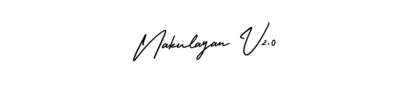 Create a beautiful signature design for name Nakulayan V2.0. With this signature (AmerikaSignatureDemo-Regular) fonts, you can make a handwritten signature for free. Nakulayan V2.0 signature style 3 images and pictures png