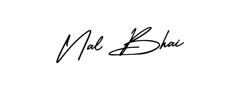 Also You can easily find your signature by using the search form. We will create Nal Bhai name handwritten signature images for you free of cost using AmerikaSignatureDemo-Regular sign style. Nal Bhai signature style 3 images and pictures png