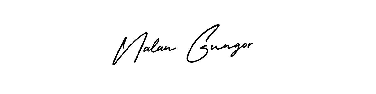 if you are searching for the best signature style for your name Nalan Gungor. so please give up your signature search. here we have designed multiple signature styles  using AmerikaSignatureDemo-Regular. Nalan Gungor signature style 3 images and pictures png