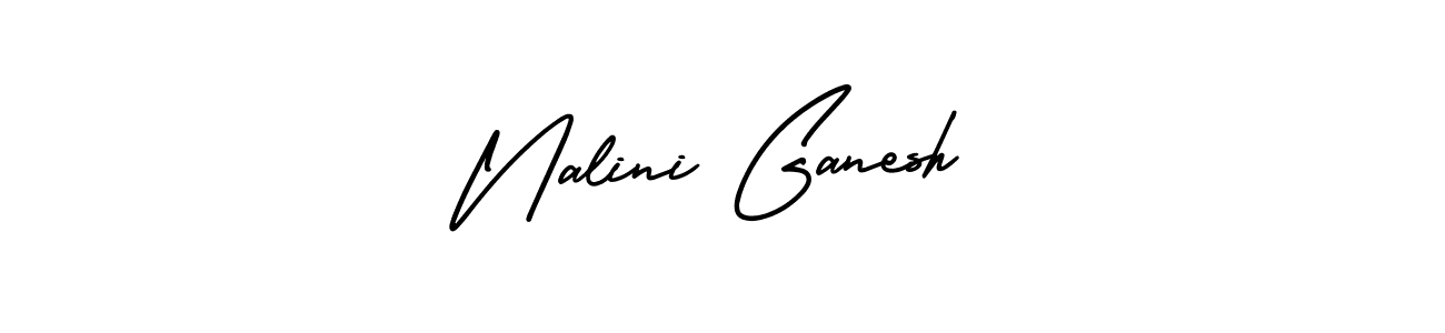 Design your own signature with our free online signature maker. With this signature software, you can create a handwritten (AmerikaSignatureDemo-Regular) signature for name Nalini Ganesh. Nalini Ganesh signature style 3 images and pictures png