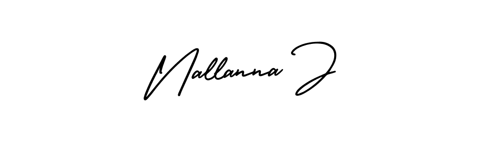 Make a short Nallanna J signature style. Manage your documents anywhere anytime using AmerikaSignatureDemo-Regular. Create and add eSignatures, submit forms, share and send files easily. Nallanna J signature style 3 images and pictures png