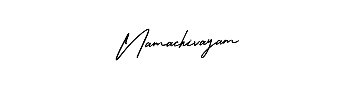 Also we have Namachivayam name is the best signature style. Create professional handwritten signature collection using AmerikaSignatureDemo-Regular autograph style. Namachivayam signature style 3 images and pictures png