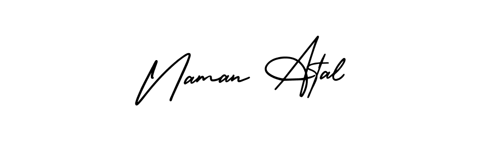 Also we have Naman Atal name is the best signature style. Create professional handwritten signature collection using AmerikaSignatureDemo-Regular autograph style. Naman Atal signature style 3 images and pictures png