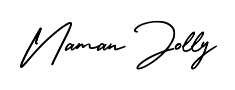 A dynamic signature style for Naman Jolly using AmerikaSignatureDemo-Regular script. Designed to look authentic, handwritten, and professional. Naman Jolly signature style 3 images and pictures png