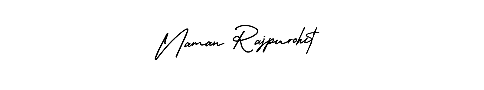 How to make Naman Rajpurohit name signature. Use AmerikaSignatureDemo-Regular style for creating short signs online. This is the latest handwritten sign. Naman Rajpurohit signature style 3 images and pictures png