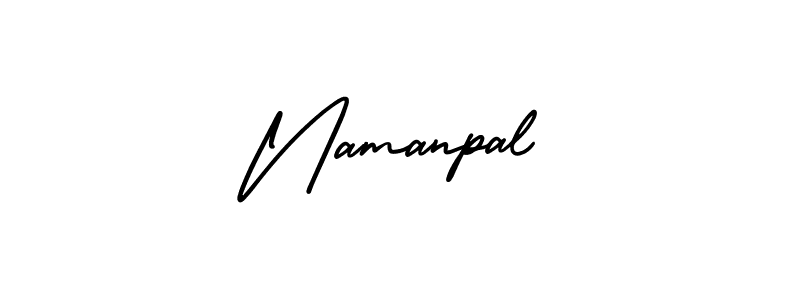 Design your own signature with our free online signature maker. With this signature software, you can create a handwritten (AmerikaSignatureDemo-Regular) signature for name Namanpal. Namanpal signature style 3 images and pictures png