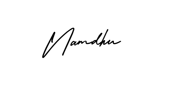 Also You can easily find your signature by using the search form. We will create Namdhu name handwritten signature images for you free of cost using AmerikaSignatureDemo-Regular sign style. Namdhu signature style 3 images and pictures png
