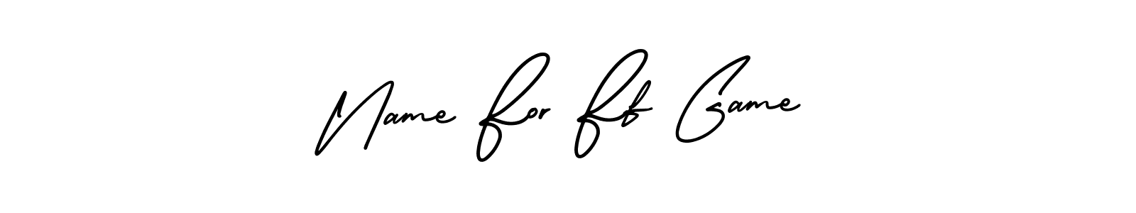 Similarly AmerikaSignatureDemo-Regular is the best handwritten signature design. Signature creator online .You can use it as an online autograph creator for name Name For Ff Game. Name For Ff Game signature style 3 images and pictures png