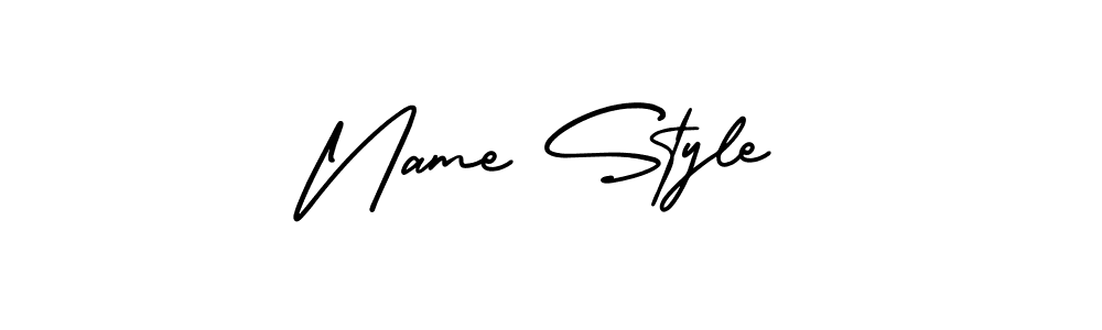 How to make Name Style name signature. Use AmerikaSignatureDemo-Regular style for creating short signs online. This is the latest handwritten sign. Name Style signature style 3 images and pictures png