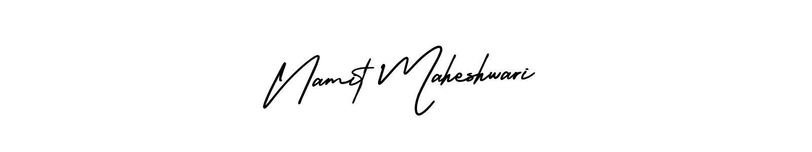 How to make Namit Maheshwari signature? AmerikaSignatureDemo-Regular is a professional autograph style. Create handwritten signature for Namit Maheshwari name. Namit Maheshwari signature style 3 images and pictures png
