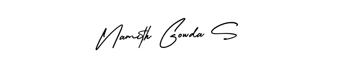 Check out images of Autograph of Namith Gowda S name. Actor Namith Gowda S Signature Style. AmerikaSignatureDemo-Regular is a professional sign style online. Namith Gowda S signature style 3 images and pictures png
