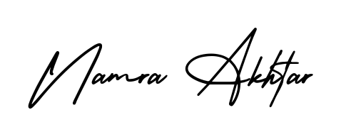 How to make Namra Akhtar signature? AmerikaSignatureDemo-Regular is a professional autograph style. Create handwritten signature for Namra Akhtar name. Namra Akhtar signature style 3 images and pictures png