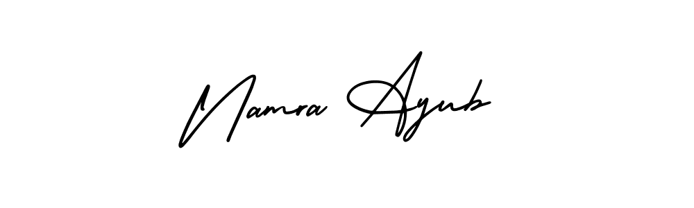 Also we have Namra Ayub name is the best signature style. Create professional handwritten signature collection using AmerikaSignatureDemo-Regular autograph style. Namra Ayub signature style 3 images and pictures png