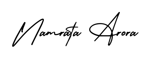 Similarly AmerikaSignatureDemo-Regular is the best handwritten signature design. Signature creator online. You can use it as an online autograph creator for name Namrata Arora. Namrata Arora signature style 3 images and pictures png