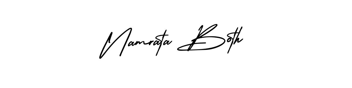 It looks lik you need a new signature style for name Namrata Both. Design unique handwritten (AmerikaSignatureDemo-Regular) signature with our free signature maker in just a few clicks. Namrata Both signature style 3 images and pictures png