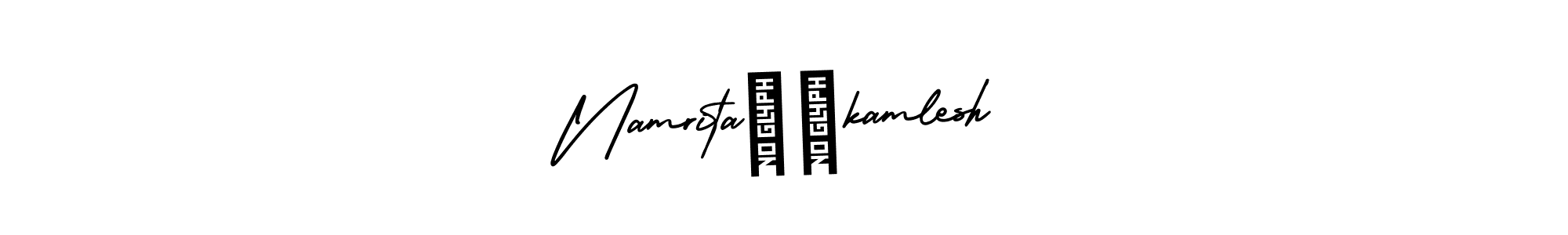 Make a short Namrita❤️kamlesh signature style. Manage your documents anywhere anytime using AmerikaSignatureDemo-Regular. Create and add eSignatures, submit forms, share and send files easily. Namrita❤️kamlesh signature style 3 images and pictures png