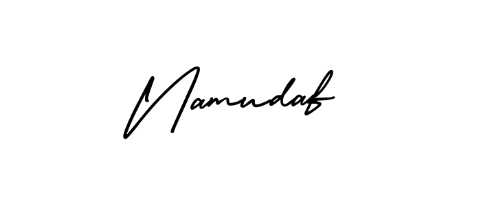 Also we have Namudaf name is the best signature style. Create professional handwritten signature collection using AmerikaSignatureDemo-Regular autograph style. Namudaf signature style 3 images and pictures png