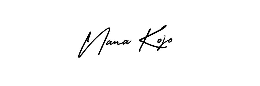 Nana Kojo stylish signature style. Best Handwritten Sign (AmerikaSignatureDemo-Regular) for my name. Handwritten Signature Collection Ideas for my name Nana Kojo. Nana Kojo signature style 3 images and pictures png