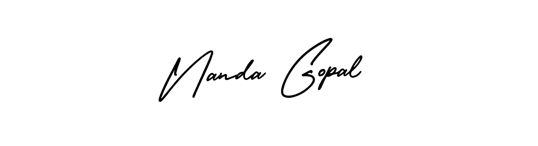 Also we have Nanda Gopal name is the best signature style. Create professional handwritten signature collection using AmerikaSignatureDemo-Regular autograph style. Nanda Gopal signature style 3 images and pictures png