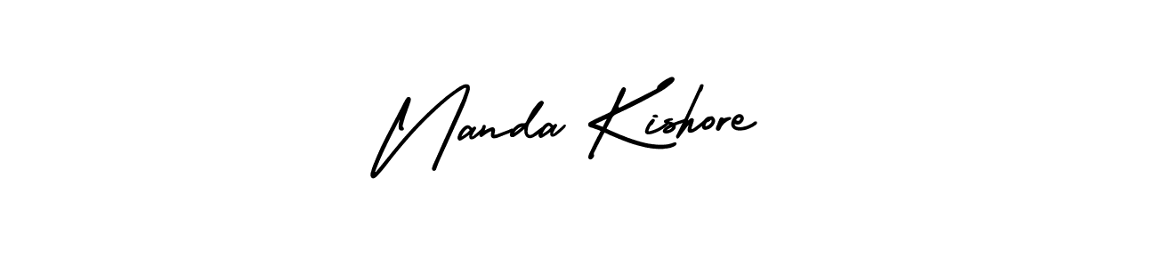 Make a beautiful signature design for name Nanda Kishore. Use this online signature maker to create a handwritten signature for free. Nanda Kishore signature style 3 images and pictures png