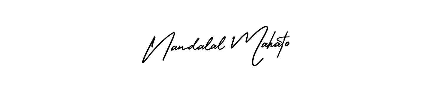 Create a beautiful signature design for name Nandalal Mahato. With this signature (AmerikaSignatureDemo-Regular) fonts, you can make a handwritten signature for free. Nandalal Mahato signature style 3 images and pictures png