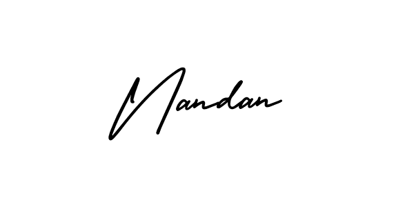 Also You can easily find your signature by using the search form. We will create Nandan name handwritten signature images for you free of cost using AmerikaSignatureDemo-Regular sign style. Nandan signature style 3 images and pictures png