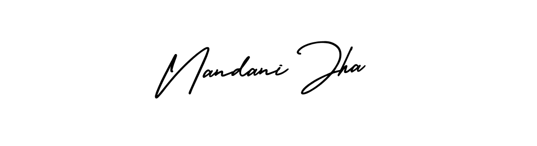 Also we have Nandani Jha name is the best signature style. Create professional handwritten signature collection using AmerikaSignatureDemo-Regular autograph style. Nandani Jha signature style 3 images and pictures png