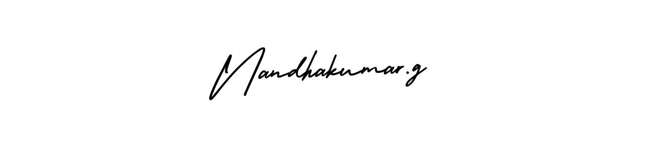 Also we have Nandhakumar.g name is the best signature style. Create professional handwritten signature collection using AmerikaSignatureDemo-Regular autograph style. Nandhakumar.g signature style 3 images and pictures png