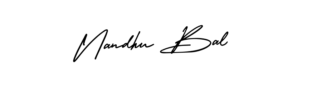 Best and Professional Signature Style for Nandhu Bal. AmerikaSignatureDemo-Regular Best Signature Style Collection. Nandhu Bal signature style 3 images and pictures png