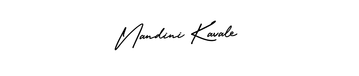 Create a beautiful signature design for name Nandini Kavale. With this signature (AmerikaSignatureDemo-Regular) fonts, you can make a handwritten signature for free. Nandini Kavale signature style 3 images and pictures png