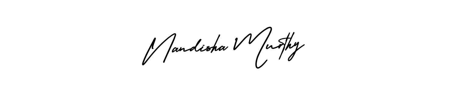 It looks lik you need a new signature style for name Nandisha Murthy. Design unique handwritten (AmerikaSignatureDemo-Regular) signature with our free signature maker in just a few clicks. Nandisha Murthy signature style 3 images and pictures png