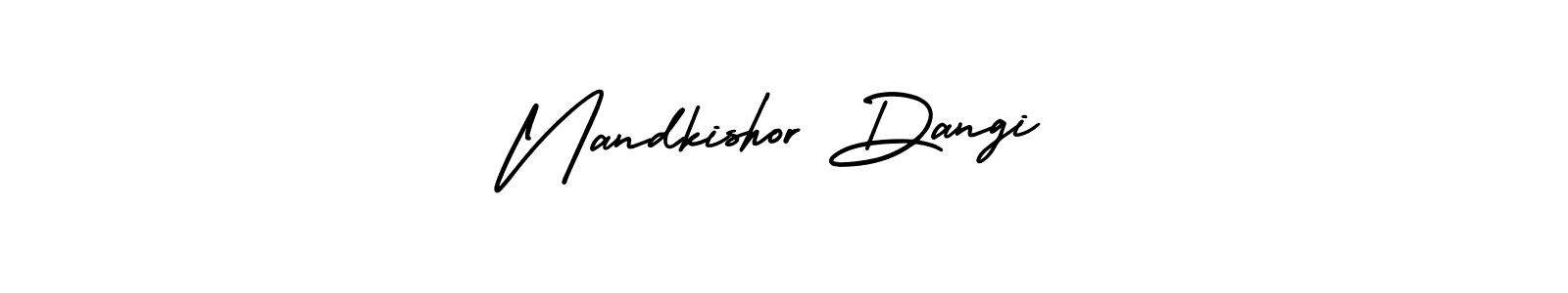 Also You can easily find your signature by using the search form. We will create Nandkishor Dangi name handwritten signature images for you free of cost using AmerikaSignatureDemo-Regular sign style. Nandkishor Dangi signature style 3 images and pictures png