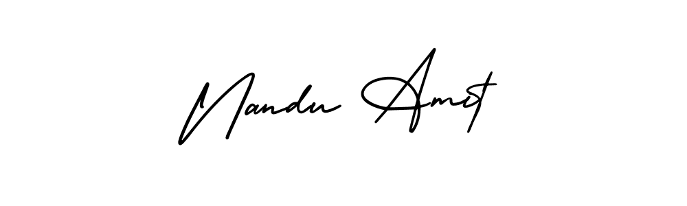 Here are the top 10 professional signature styles for the name Nandu Amit. These are the best autograph styles you can use for your name. Nandu Amit signature style 3 images and pictures png