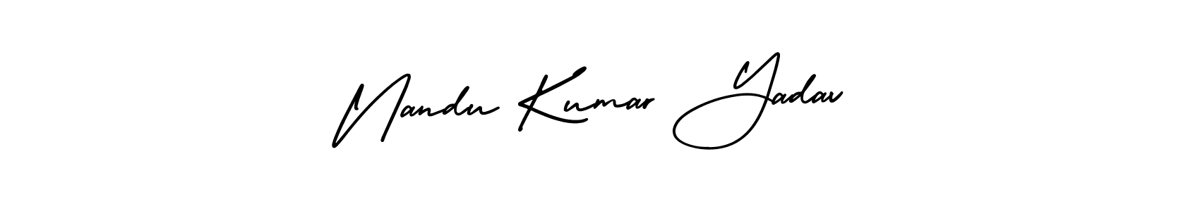 How to Draw Nandu Kumar Yadav signature style? AmerikaSignatureDemo-Regular is a latest design signature styles for name Nandu Kumar Yadav. Nandu Kumar Yadav signature style 3 images and pictures png
