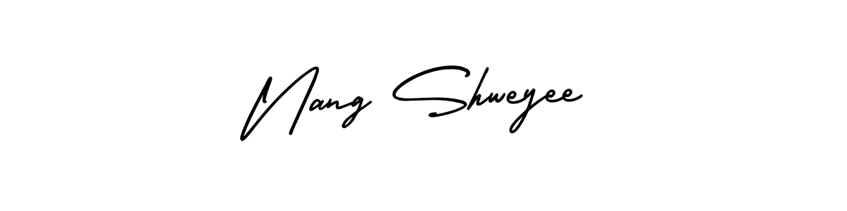 Once you've used our free online signature maker to create your best signature AmerikaSignatureDemo-Regular style, it's time to enjoy all of the benefits that Nang Shweyee name signing documents. Nang Shweyee signature style 3 images and pictures png