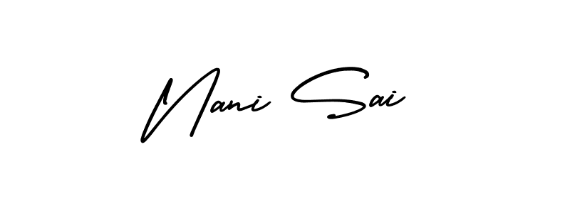 Also we have Nani Sai name is the best signature style. Create professional handwritten signature collection using AmerikaSignatureDemo-Regular autograph style. Nani Sai signature style 3 images and pictures png